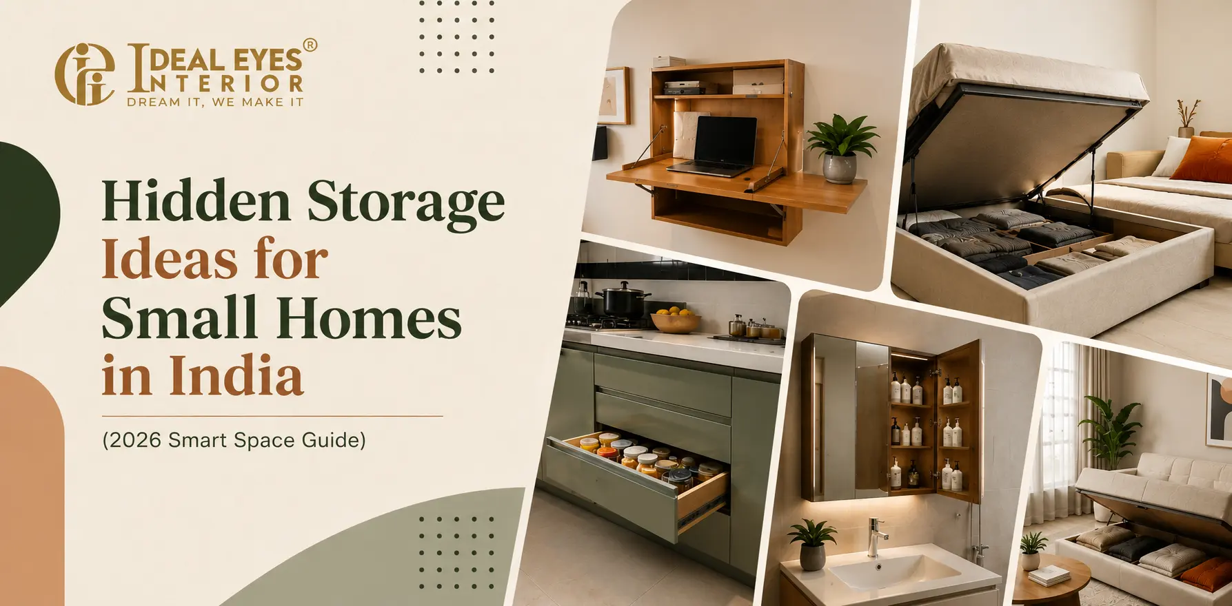  Hidden Storage Ideas for Small Homes in India