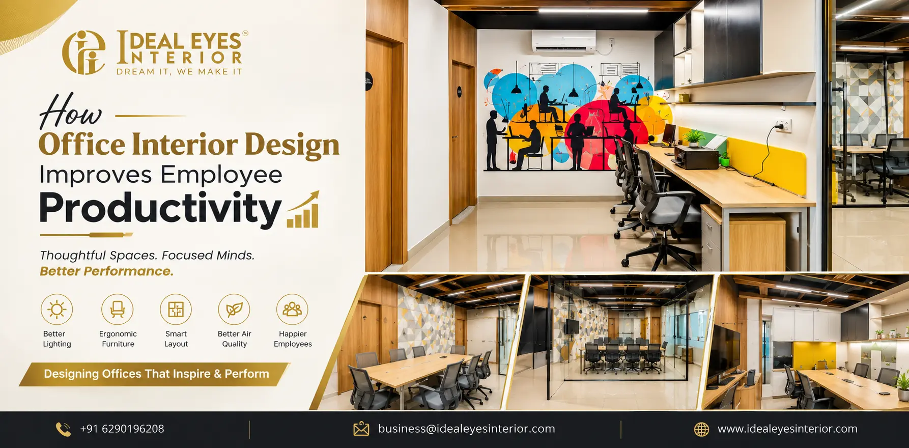  How Office Interior Design Improves Employee Productivity