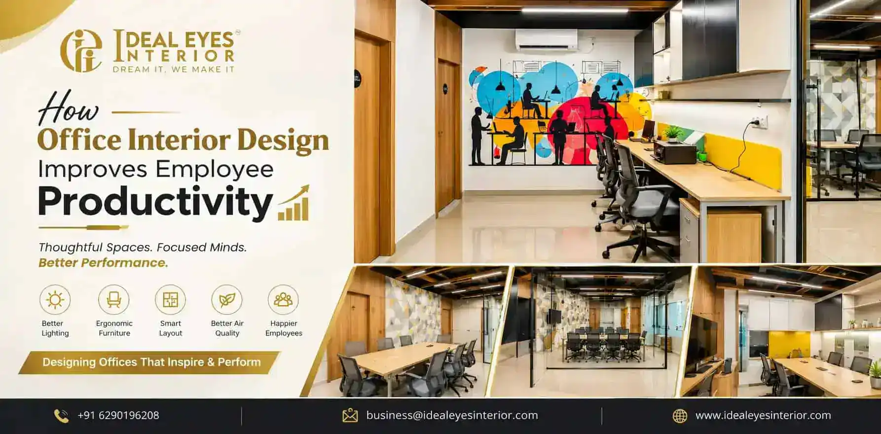  How Office Interior Design Improves Employee Productivity